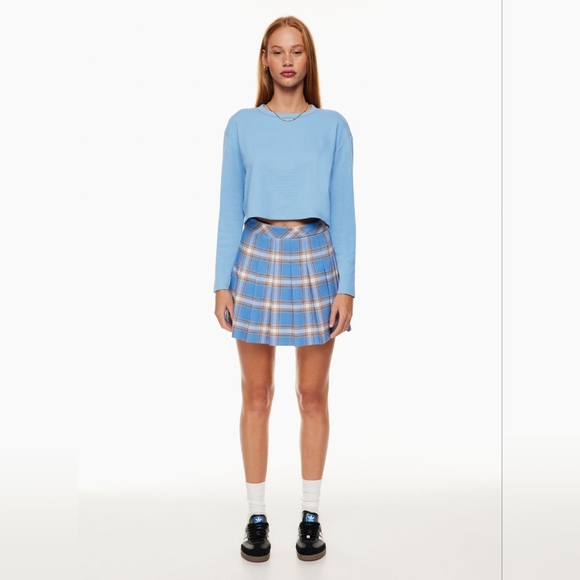 Aritzia Sunday Best Baby Waffle Long sleeve Thermal Top S Fluent Taupe Size S - Picture 6 of 12